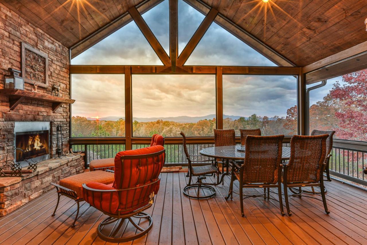 Eagles Crest - Long Range Layered Mountain Views In Peaceful Neighborhood! Villa Mineral Bluff Екстериор снимка