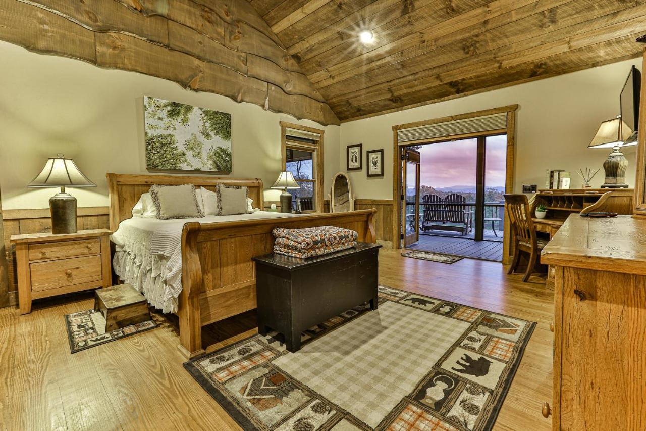 Eagles Crest - Long Range Layered Mountain Views In Peaceful Neighborhood! Villa Mineral Bluff Екстериор снимка